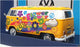 Motor Max 1/24 Scale 79575 - Volkswagen Van - Flower Power
