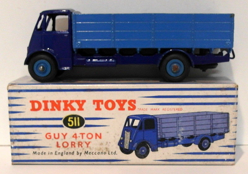 Vintage Dinky 511 - Guy 4 Ton Lorry - Blue