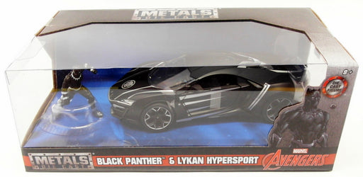 Jada 1/24 Scale 99723 - Black Panther & Lykan Hypersport - Marvel Avengers