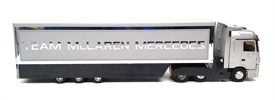 Eligor 1/43 Scale 111595 - Mercedes Actros Transporter McLaren Mercedes - Silver