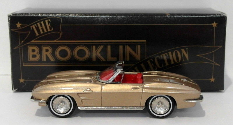 Brooklin Models 1/43 Scale BRK21A 001 - 1964 Chevrolet Corvette - Met Pale Gold