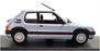 Norev 1/43 Scale Diecast 471723 - 1988 Peugeot 205 GTI 1.4 - Topaze Blue