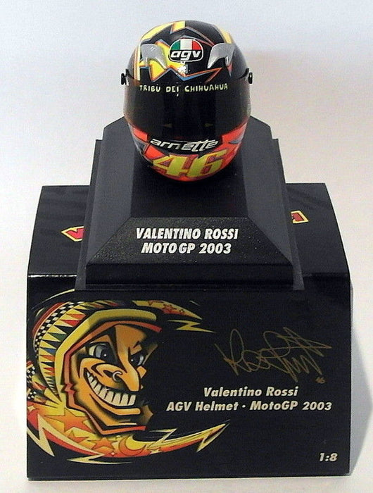 Minichamps 1/8 Scale 397 030046 - AGV Helmet Moto GP 2003 V. Rossi