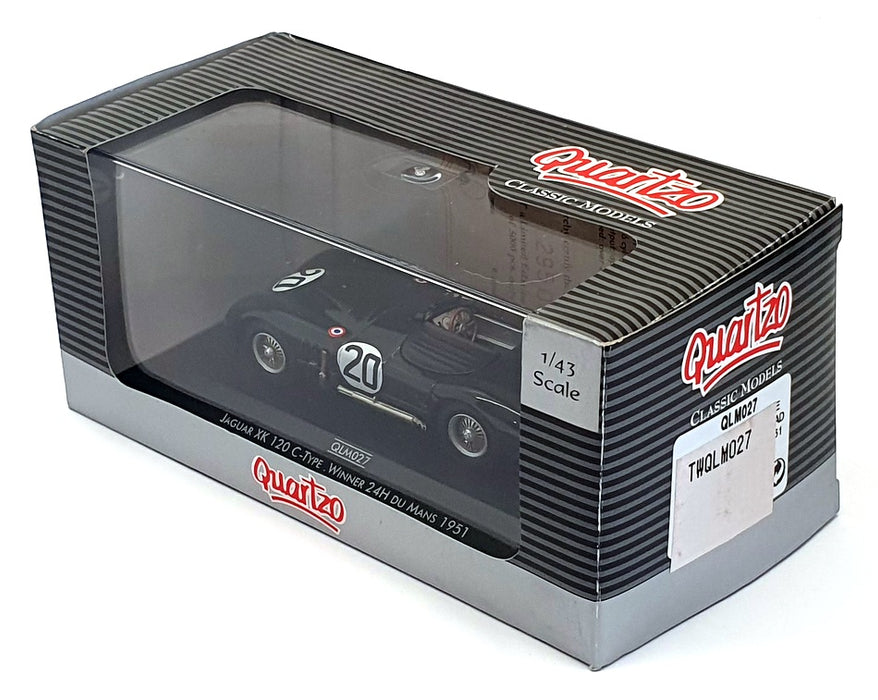 Quartzo 1/43 Scale QLM027 - Jaguar XK120 C-Type #20 Winner 24h Le Mans 1951
