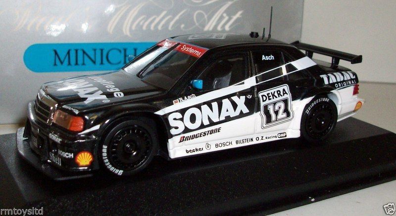 MINICHAMPS 1/43 - 430 933201 MERCEDES BENZ 190E KI. 1 DTM 1993 AMG TABAC / SONAX