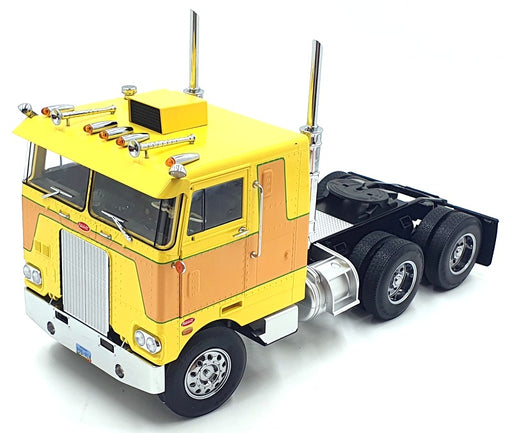 KK Scale Road Kings 1/18 Scale RK180152 - Peterbilt 352 Pacemaker Yellow/Brown