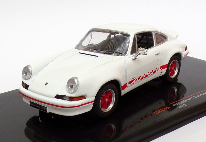 Ixo 1/43 Scale CLC321N - 1973 Porsche 811 Carrera RS 2.7 - White