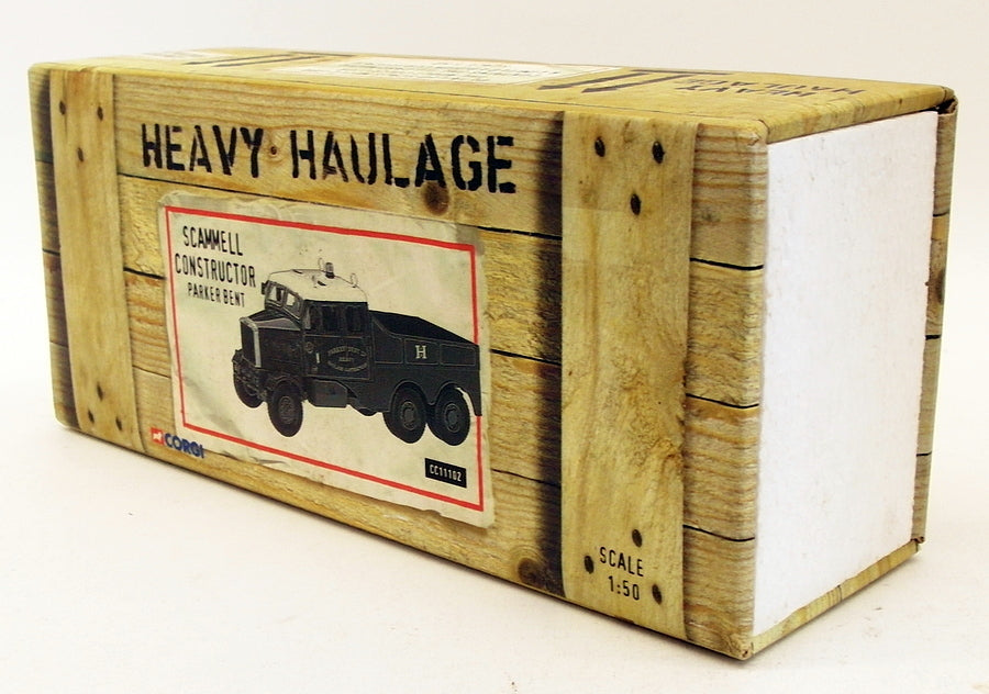 Corgi 1/50 Scale CC11102 - Scammell Contractor Parker Bent - Blue