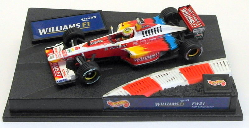 Hot Wheels 1/43 Scale Diecast 24625 - F1 Williams FW21 - R.Schumacher