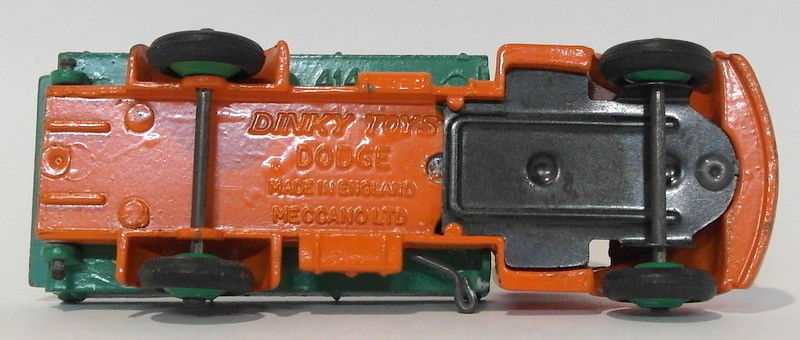 Vintage Dinky 414 - Rear Tipping Wagon - Orange Green