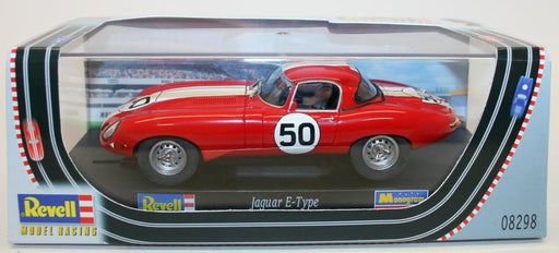 Revell 1/32 Scale Slot Car 08298 - Jaguar E Type #50 Privateer Racer - Red