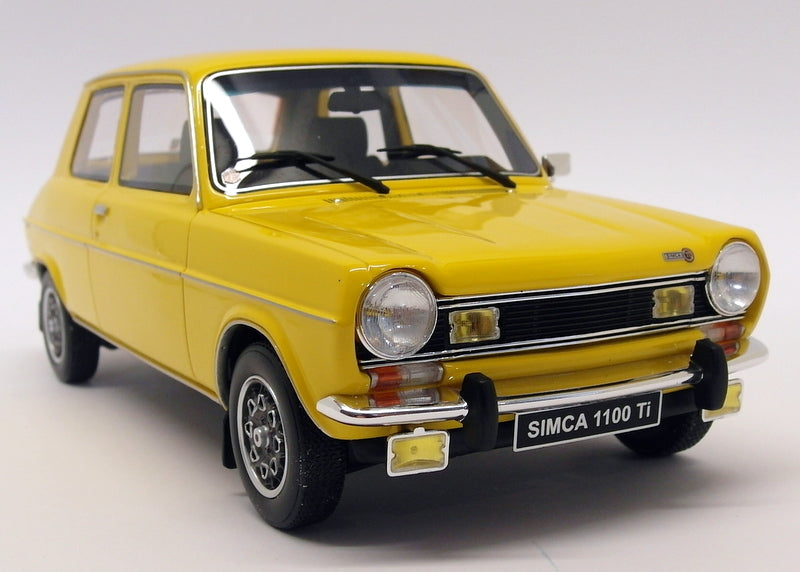 Otto Models 1/18 scale Model Car - OT597 Simca 1100 Ti 1975 Yellow