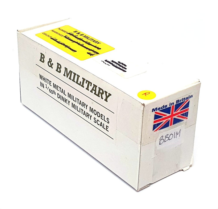B&B Models 1/60 Scale BB01M - Bedford Military Truck RAF - Blue/Green