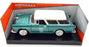 MotorMax 1/24 Scale Model Car 73248 - 1955 Chevrolet Bel Air Nomad - Met Green