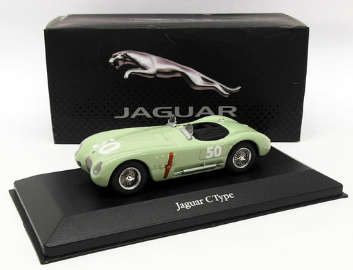 Atlas Editions 1/43 Scale Model Car 4 641 107 - Jaguar C-Type - Green