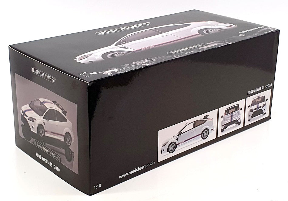 Minichamps 1/18 Scale 100 080007 - Ford Focus RS 2010 - Metallic Blue Minichamps 1/18 Scale 100 080007 - Ford Focus RS 2010 - Metallic Blue