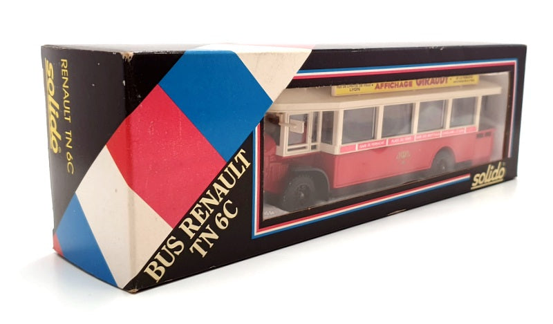 Solido 1/50 Scale - Renault TN 6C Bus - Red/White