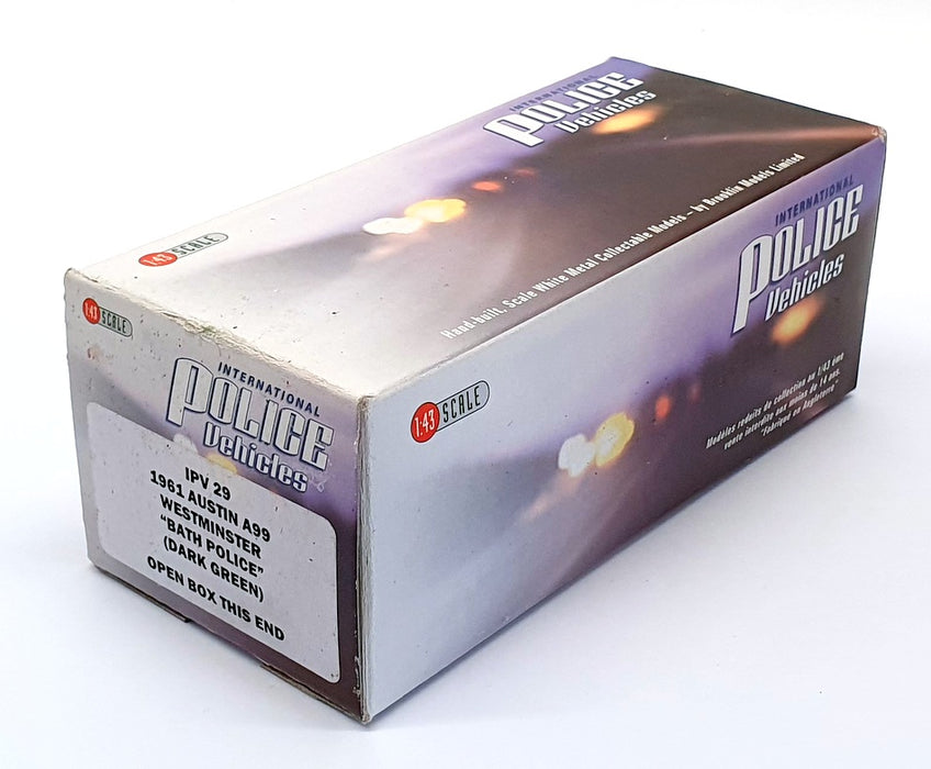 Brooklin 1/43 Scale IPV29 - 1961 Austin A99 Westminster Bath Police - Dark Green