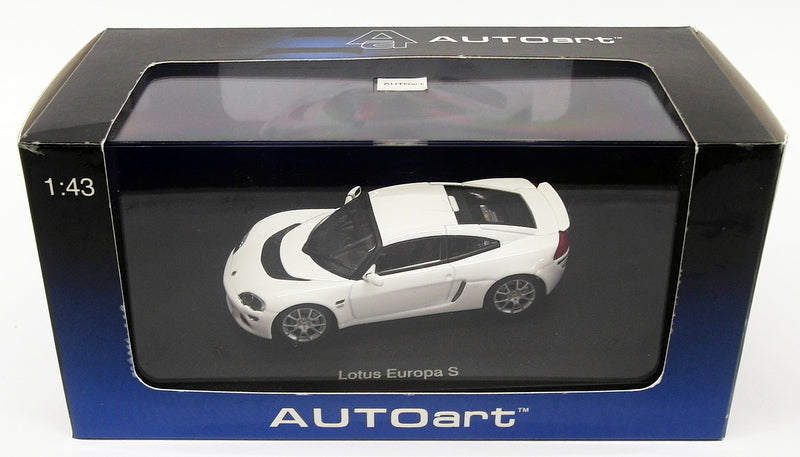 Autoart 1/43 Scale Diecast Model Car 55358 - Lotus Europa S - White