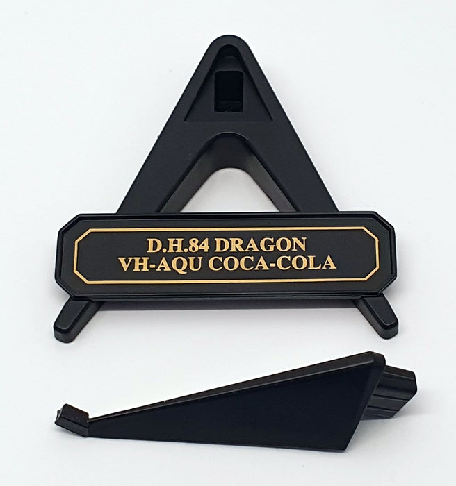 Oxford Diecast 1/72 Scale 72DG002CC - D.H.84 Dragon VH-AQU - Coca Cola