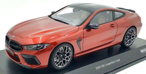 Minichamps 1/18 Scale Diecast 110 029020 - BMW M8 Coupe 2020 - Met Red