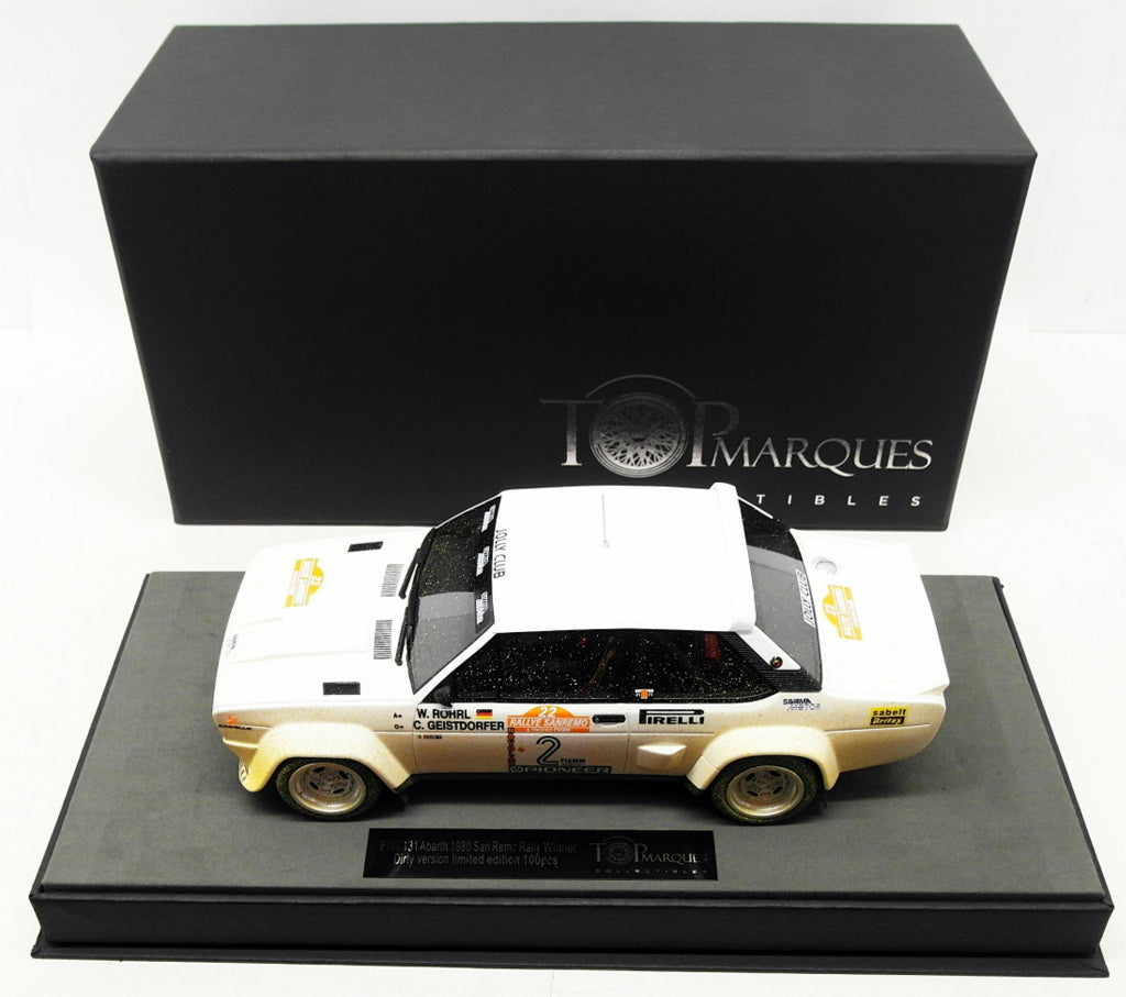 Top Marques 1/18 Scale TOP043DD - Fiat 131 Abarth 1st San Remo 1980