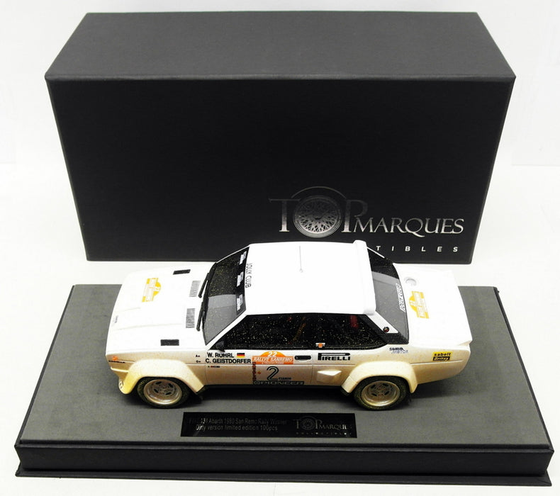 Top Marques 1/18 Scale TOP043DD - Fiat 131 Abarth 1st San Remo 1980