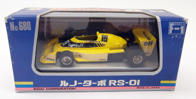 EIDAI JAPON TECHNICA n° 7 Renault Turbo RS-01 Jabouille 1/43 neuf boîte EIDAI JAPON TECHNICA n° 7 Renault Turbo RS-01 Jabouille 1/43 neuf boîte