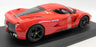 Burago 1/18 Scale Diecast 18-16001R Ferrari LaFerrari Supercar Red Black Wheels