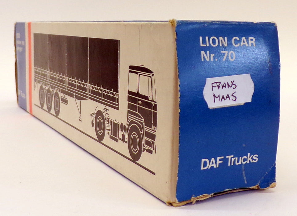 Lion Toys 1/50 Scale Diecast No.70 - DAF Truck & Trailer - Frans Maas
