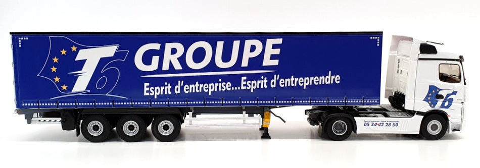 Eligor 1/43 Scale 117038 - Mercedes Actros 5 Tautliner T6 Truck - Groupe