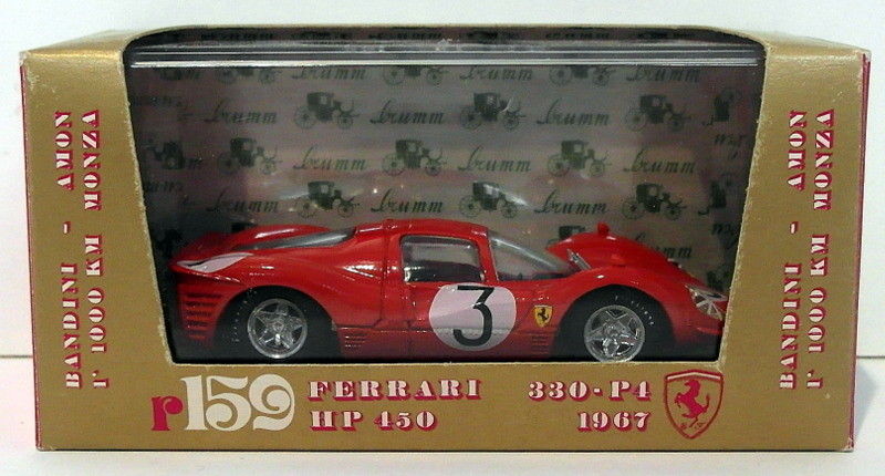 Brumm Models 1/43 Scale R159 - 1967 Ferrari 330 P4 HP450