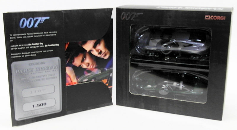 Corgi 1/36 Scale CC93992 - Jaguar XKR & Aston Martin Vanquish - Bond 007