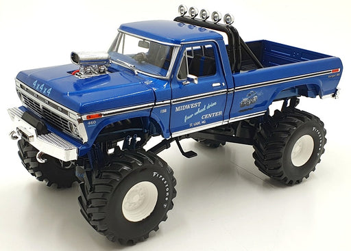 Greenlight  1/18 Scale Diecast 13605 - 1974 Ford F-250 Monster Truck Midwest 4WD