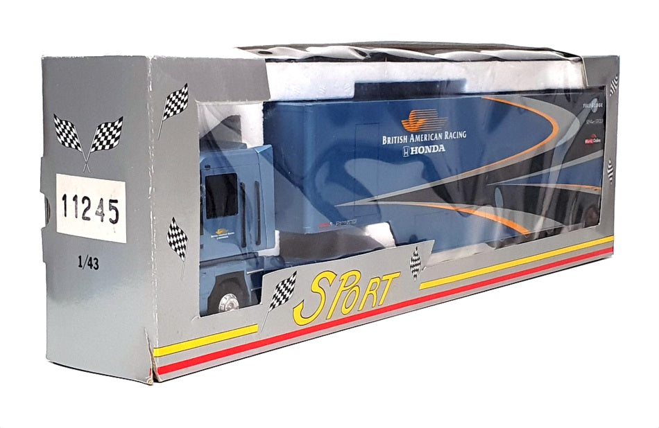 Eligor 1/43 Scale 11245 - Renault F1 Transporter Truck Honda - Blue