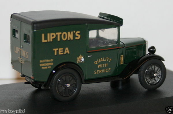 OXFORD DIECAST 1/43 SCALE ASV003 - AUSTIN SEVEN RN VAN - LIPTONS TEA
