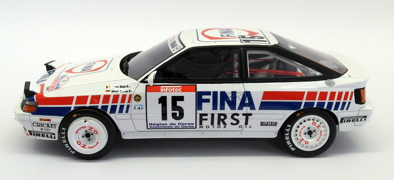 Otto 1/18 Scale Resin - OT727 Toyota Celica GT4 Tour De Corse 1991 M. Duez