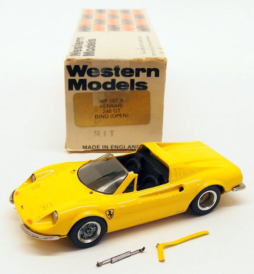 Western Models 1/43 Scale WP107X - Ferrari 246 GT Dino Open - Yellow Damaged