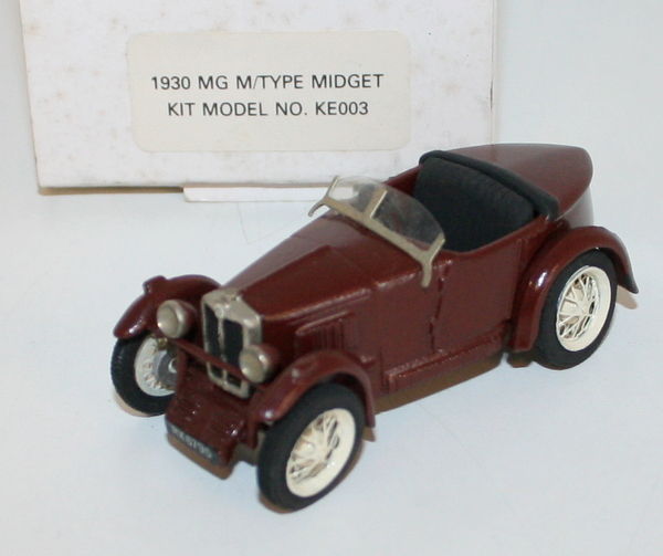 RAE Models 143 Scale - 1930  MG M Type Midget - Built Kit - Brown