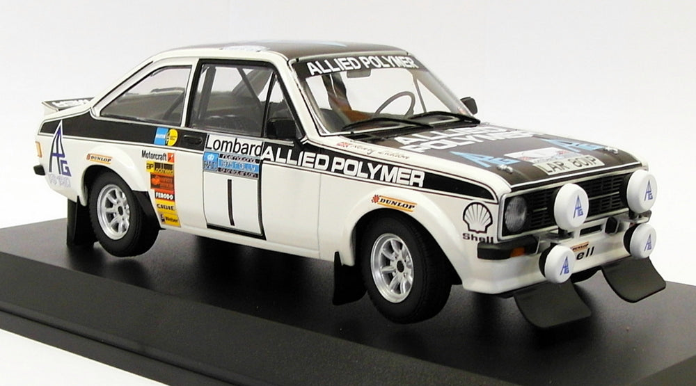 Minichamps 1/18 Scale 155 758701 - Ford Escort RS 1800 - RAC Rally 1975