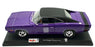 Maisto 1/18 Scale Diecast 46629 - 1969 Dodge Charger R/T - Purple/Black