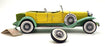Franklin Mint 1/24 Scale 5122Q - 1930 Duesenberg Tourer - Yellow/Turquoise