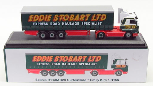 Atlas Editions 1/76 Scale 4 649 119 - Scania R143M 420 Curtainside.- Stobart