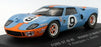 Ixo Models 1/43 Scale Diecast LM1968 - Ford GT40 Gulf #9 Winner Le Mans 1968
