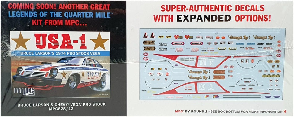 MPC 1/25 Scale MPC877/12 - Bill "Grumpy" Jenkins 1972 Chevy Vega Pro Stocker