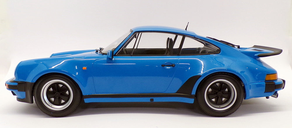 Minichamps 1/12 Scale 125 066111 - 1977 Porsche 911 Turbo - Mexico Blue