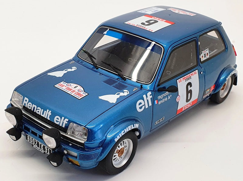 Otto 1/18 Scale  OT580 - Renault 5 Alpine Gr.2 1980 - Blue