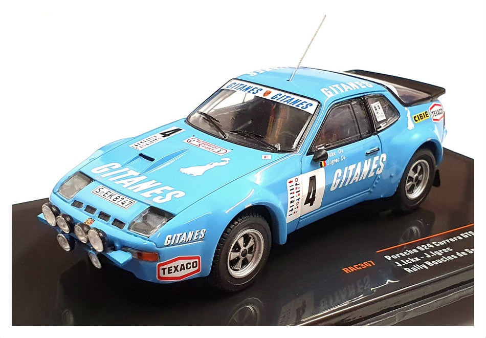 Ixo 1/43 Scale RAC367 - Porsche 924 Carrera GTS #4 Rally Boucles de Spa 1982