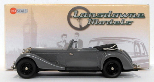 Lansdowne Models 1/43 Scale LDM103 - 1937 Jensen 3.5 Ltr S-Type DHC - Grey