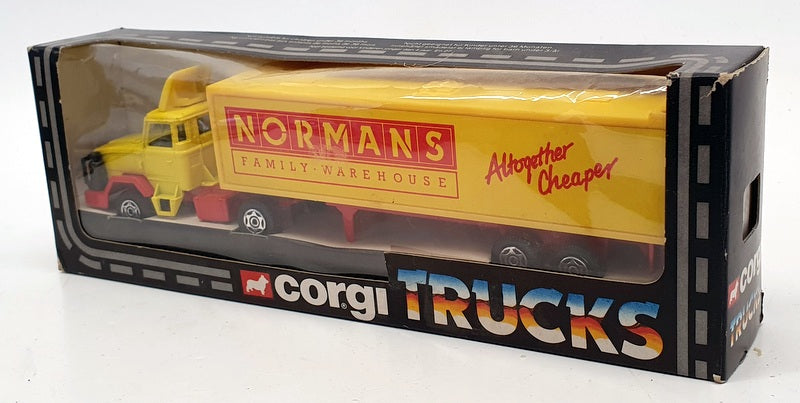 Corgi Diecast Appx 22cm Long 1168 - Leyland Normans Truck - Yellow